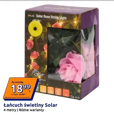 Łańcuch świetlny Solar promocja w Action