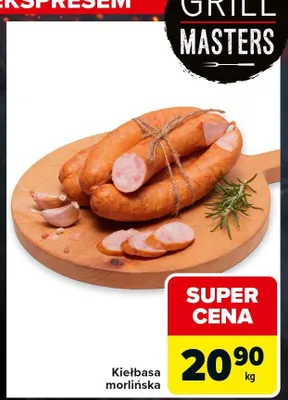 Kiełbasa morlińska promocja w Carrefour Express