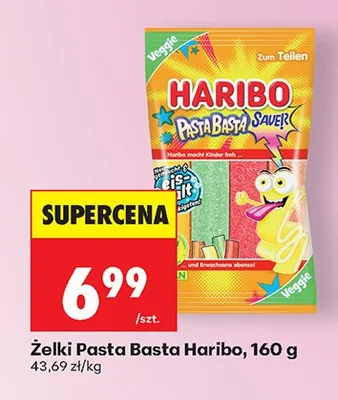 Żelki Pasta Basta Sauer promocja w Biedronka
