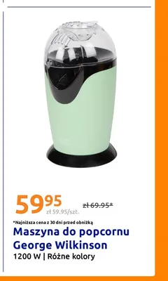Maszyna do popcornu George Wilkinson promocja w Action