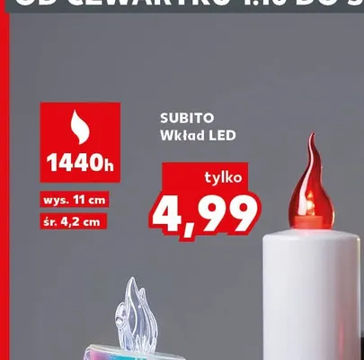 Wkład LED Subito promocja w Kaufland