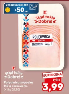 Polędwica sopocka 140g opakowanie promocja w Kaufland