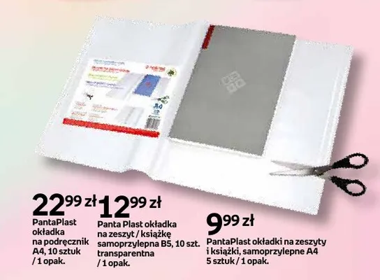 Okładka na podręcznik A4 PantaPlast promocja w Empik