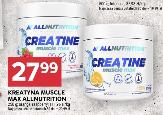 Kreatyna muscle max promocja w Stokrotka