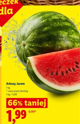 Arbuzy luzem Ryneczek Lidla promocja w Lidl