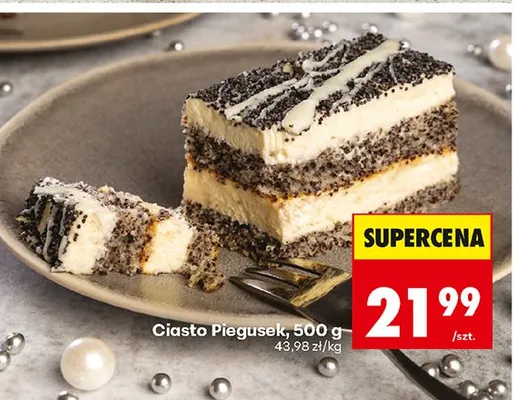 Ciasto Piegusek promocja w Biedronka