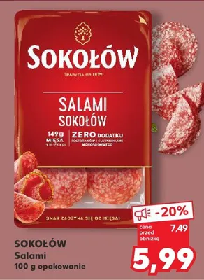 Salami z orzechami laskowymi Bell polska promocja w Kaufland