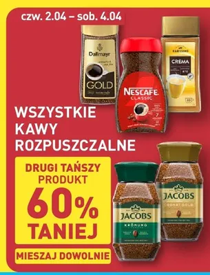 Kawy rozpuszczalne promocja w Aldi