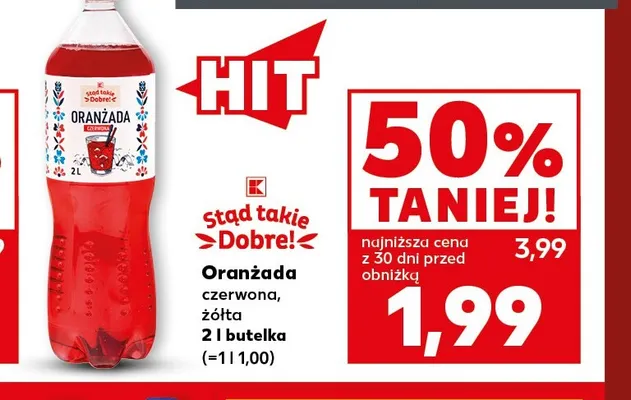 Oranżada żółta Stąd Takie Dobre! promocja w Kaufland