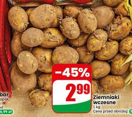 Ziemniaki wczesne promocja w Dino