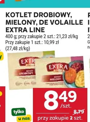 Kotlet mielony Extra Line promocja w Stokrotka