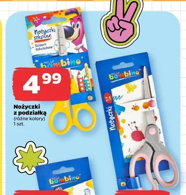 Nożyczki z podziałką Bambino promocja w Netto