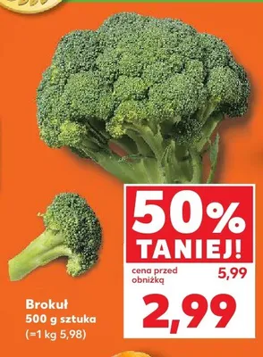 Brokuł promocja w Kaufland