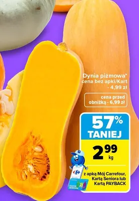 Dynia piżmowa promocja w Carrefour