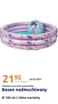 Basen nadmuchiwany Stitch Ø 100 cm promocja w Action
