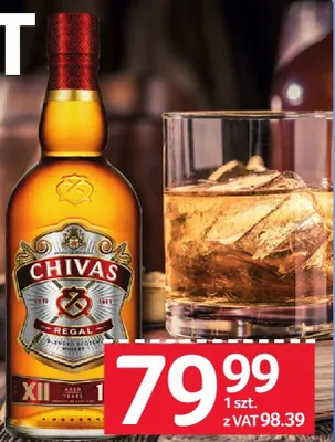 Whisky Chivas Regal 12 YO 40% 700 ml promocja w Selgros