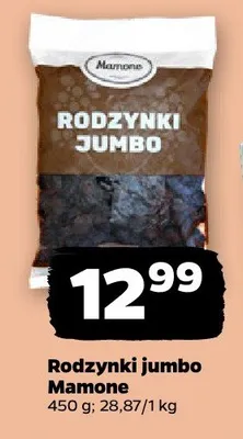 Rodzynki jumbo promocja w Netto