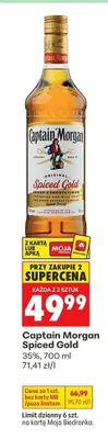 Rum Captain Morgan Spiced Gold promocja w Biedronka