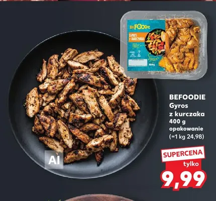 Gyros z kurczaka Befoodie promocja w Kaufland