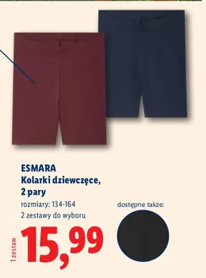 Kolarki dziewczęce, 2 pary promocja w Lidl