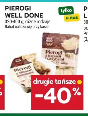 Pierogi z kapustą i grzybami Well Done promocja w Stokrotka
