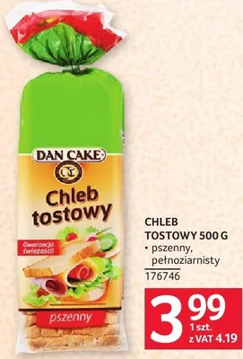 Chleb tostowy Dan Cake 500 g promocja w Selgros