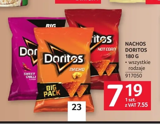 Nachos Doritos promocja w Selgros