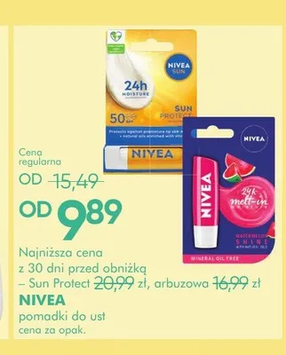 Pomadka do ust Nivea Watermelon Shine promocja w Super-Pharm