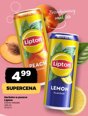 Herbata mrożona Lipton Lemon promocja w Netto