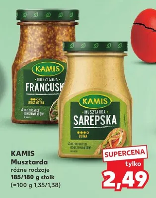 Musztarda różne rodzaje promocja w Kaufland