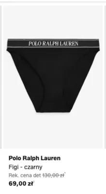 Figi Polo Ralph Lauren czarne promocja w Lounge by Zalando