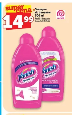 Szampon do prania dywanów Vanish Oxi Action promocja w TOPAZ