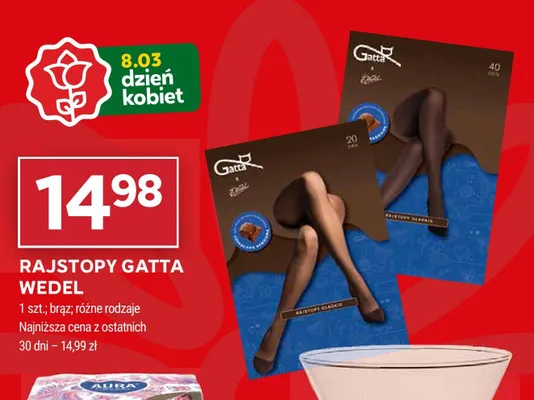 Rajstopy Gatta Wedel różne rodzaje promocja w Stokrotka