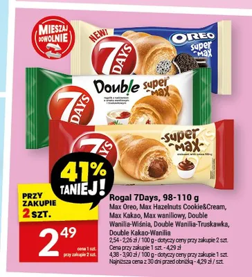 Rogal 7Days Double Kakao-Wanilia promocja w Twój Market