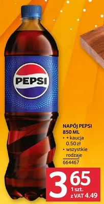 Napój Pepsi wszystkie rodzaje promocja w Selgros
