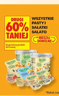 Pasty i sałatki Salato promocja w Biedronka