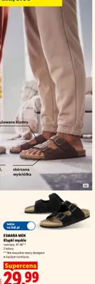 Klapki ogrodowe męskie promocja w Lidl