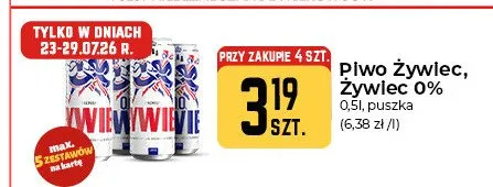 Piwo bezalkoholowe Żywiec promocja w Społem Częstochowa