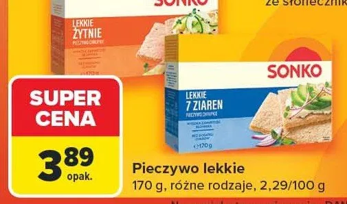 Pieczywo lekkie 7 ziaren Sonko promocja w Carrefour Market