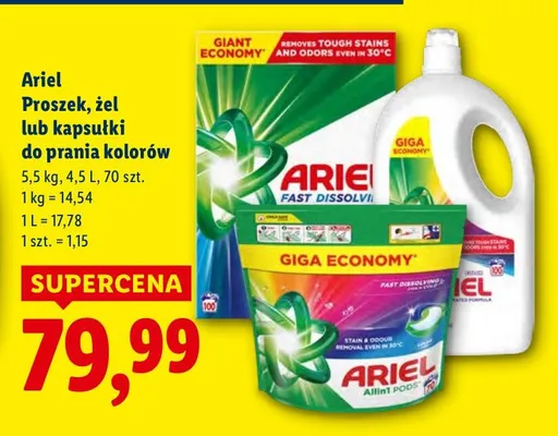 Proszek do prania kolorów promocja w Lidl
