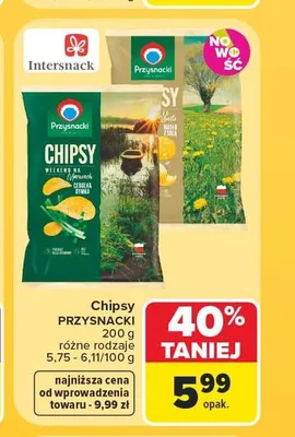 Chipsy Przysnacki promocja w Carrefour Market