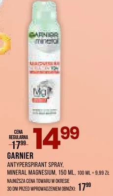 Antyperspirant spray mineral magnesium promocja w Drogerie Natura