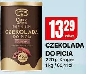 Czekolada do picia promocja w Chorten