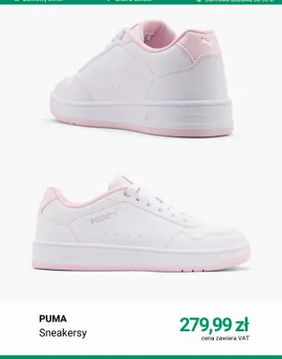 Sneakersy Puma promocja w Deichmann