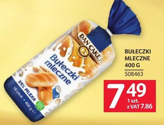 Bułeczki mleczne Dan Cake promocja w Selgros