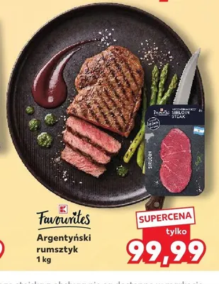 Argentyński rumsztyk K Favourites promocja w Kaufland