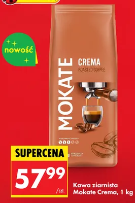 Kawa ziarnista Mokate Crema promocja w Biedronka