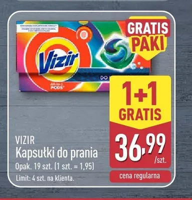 Kapsułki do prania Vizir promocja w Aldi