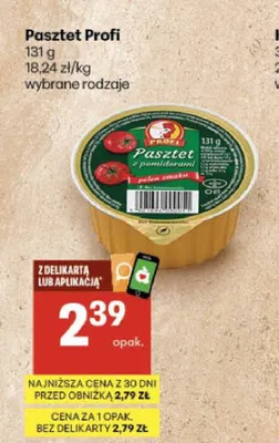 Pasztet Profi promocja w Delikatesy Centrum