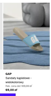 Sandały kąpielowe GAP wielokolorowe promocja w Lounge by Zalando